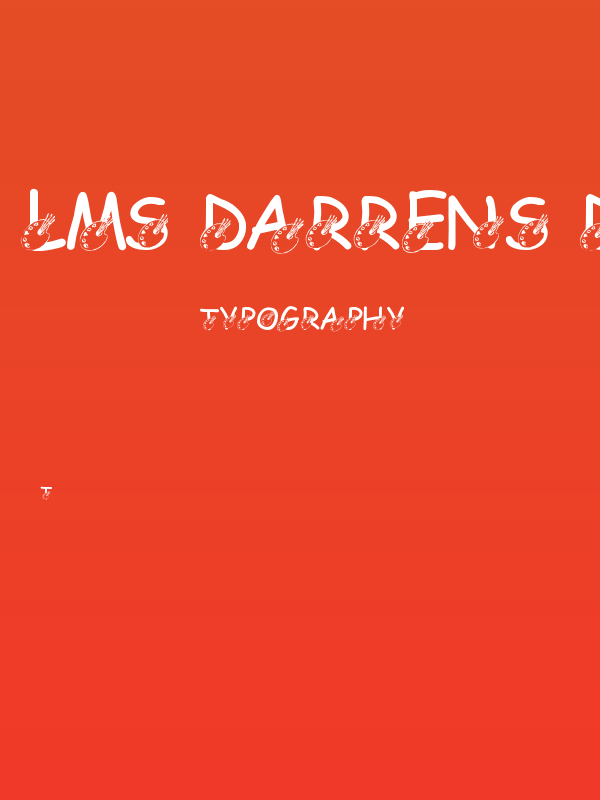 LMS Darren's Delight Poster