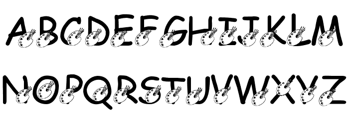LMS Darren's Delight Font LOWERCASE