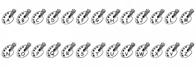 LMS Darren's Diversion Font LOWERCASE