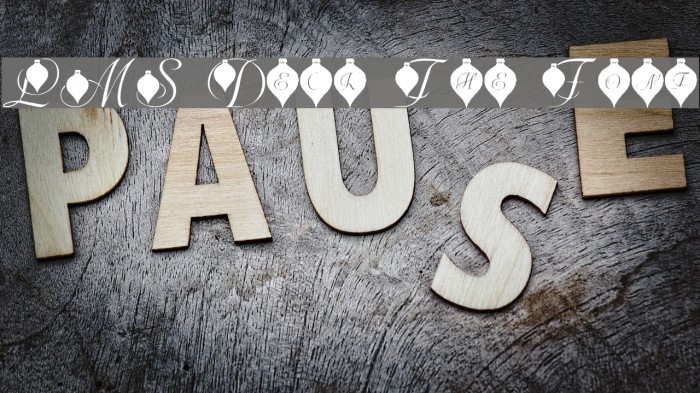 LMS Deck The Font Example 2