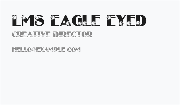 LMS Eagle Eyed Business Card