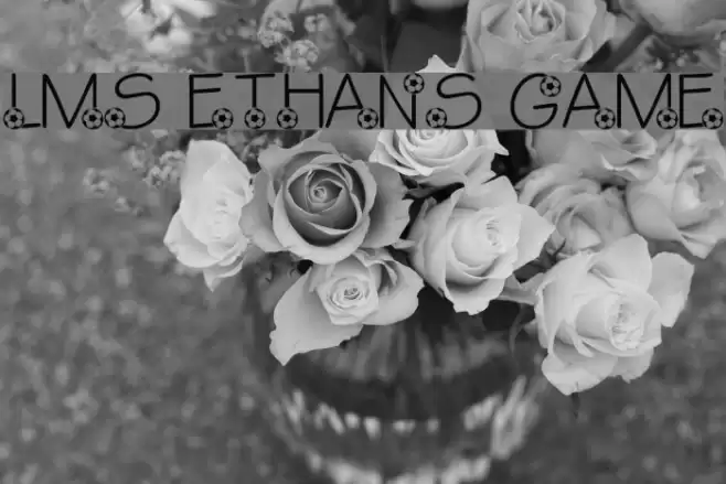 LMS Ethan's Game Font examples