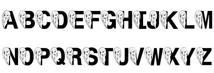 LMS Face Forward Font LOWERCASE