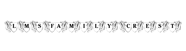 LMS Family Crest Font