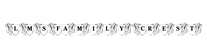 LMS Family Crest  Fuentes Gratis Descargar
