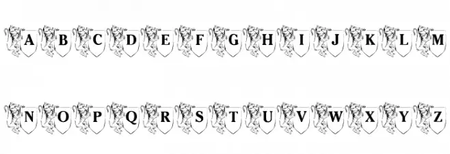 LMS Family Crest Шрифта ВЕРХНИЙ