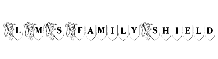 LMS Family Shield Font