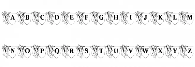 LMS Family Shield Schriftart Groß