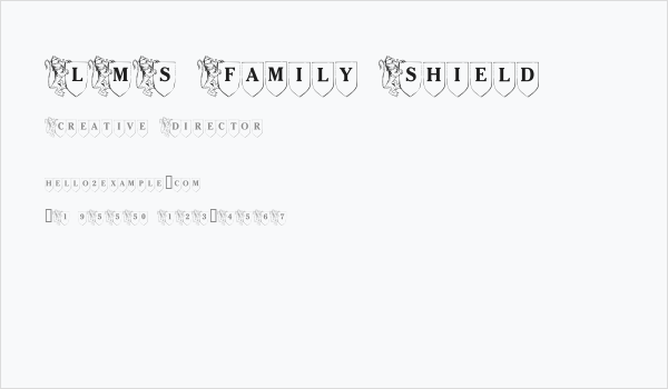 LMS Family Shield Business Card