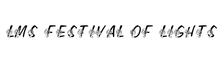 LMS Festival of Lights  免费字体下载