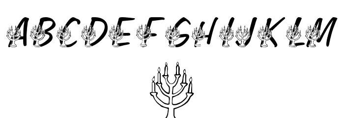 LMS Festival of Lights Font OTHER CHARS