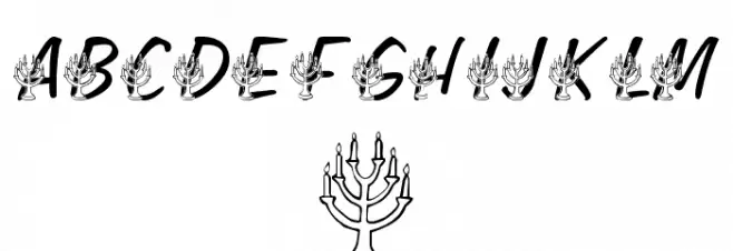 LMS Festival of Lights Font OTHER CHARS