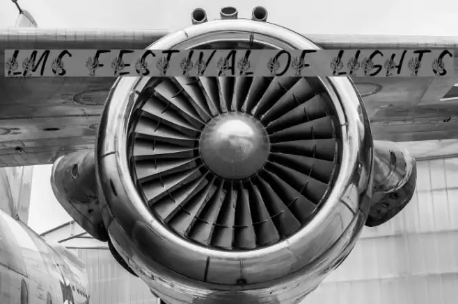 LMS Festival of Lights Font examples