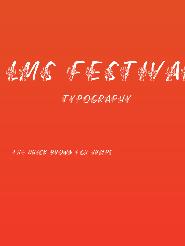 LMS Festival of Lights Poster