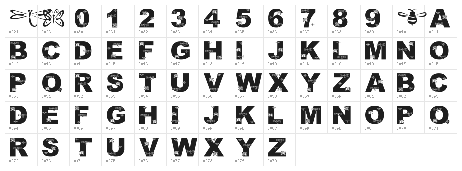 LMS Found In Candice's Garden Character Map