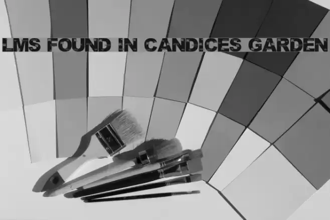 LMS Found In Candice's Garden Font examples