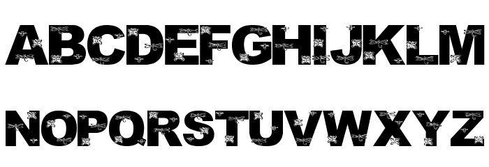 LMS Found In Candice's Garden Font LOWERCASE
