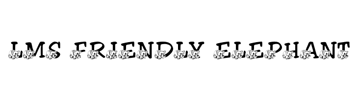 LMS Friendly Elephant Font