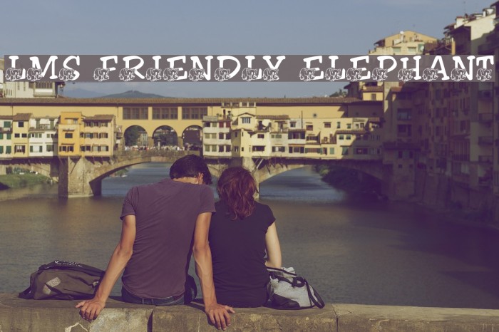 LMS Friendly Elephant Font examples