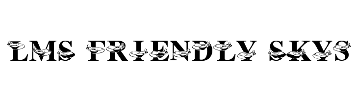 LMS Friendly Skys  font caratteri gratis