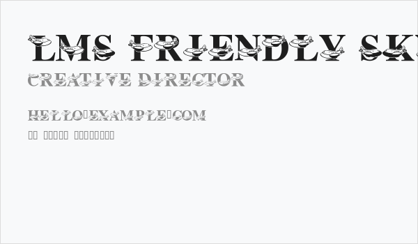 LMS Friendly Skys Business Card
