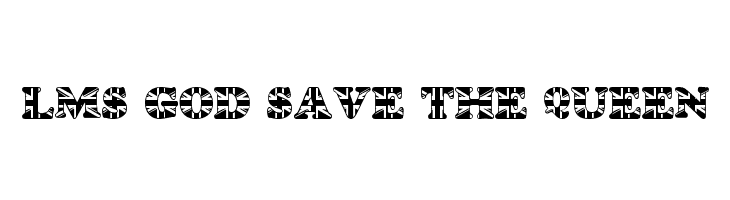 LMS God Save The Queen  Frei Schriftart Herunterladen
