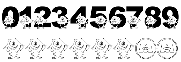 LMS Googly Bear Font OTHER CHARS