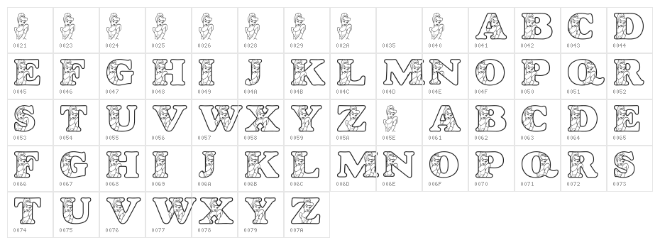 LMS Happily Ever After Character Map