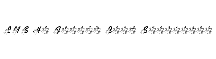 LMS He Filled Both Stockings  font caratteri gratis