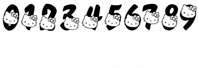LMS Hello Kitty Hello Font OTHER CHARS