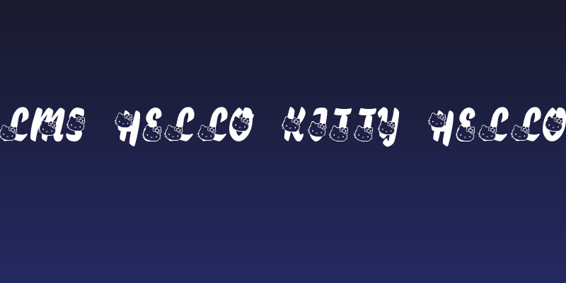 LMS Hello Kitty Hello Social Header