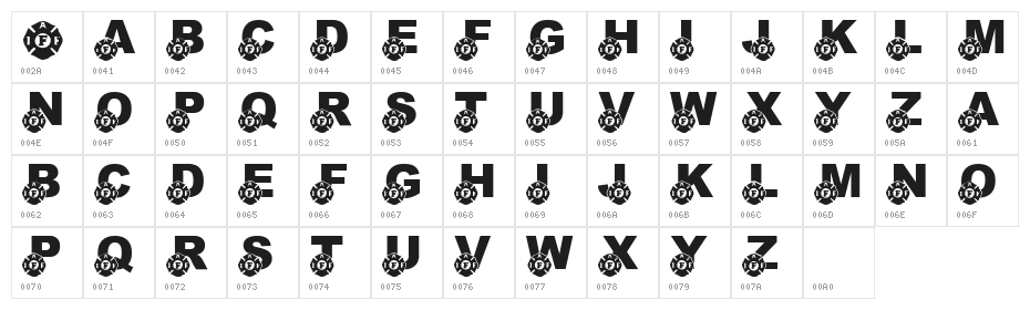 LMS Heros Among The Ashes Character Map