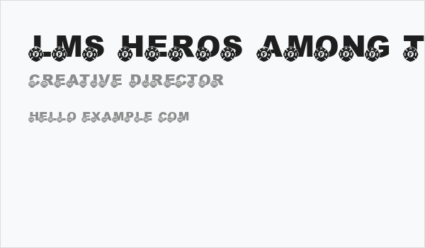 LMS Heros Among The Ashes Business Card