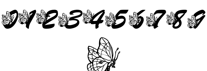 LMS Hogle Zoo Flutterbys Font OTHER CHARS