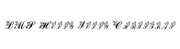 LMS Holly Jolly Christmas  Descarca Fonturi Gratis