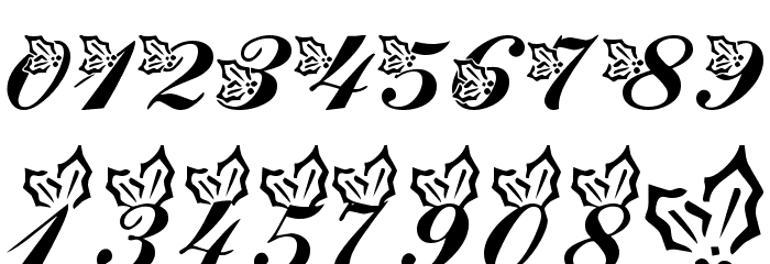 LMS Holly Jolly Christmas Font OTHER CHARS