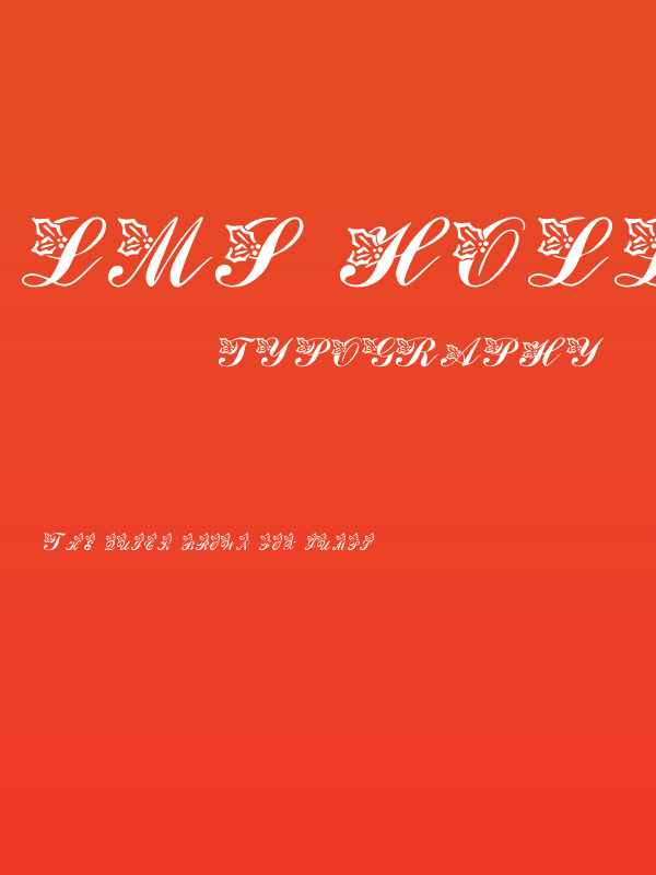 LMS Holly Jolly Christmas Poster