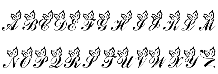 LMS Holly Jolly Christmas Font LOWERCASE