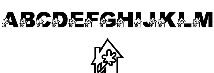 LMS Holly's Greenhouse Font OTHER CHARS