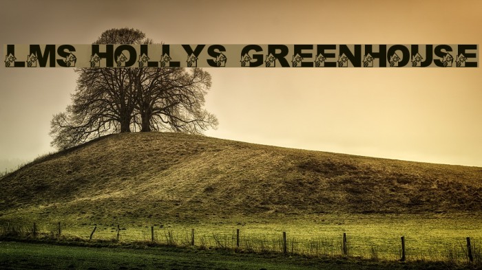 LMS Holly's Greenhouse Font examples