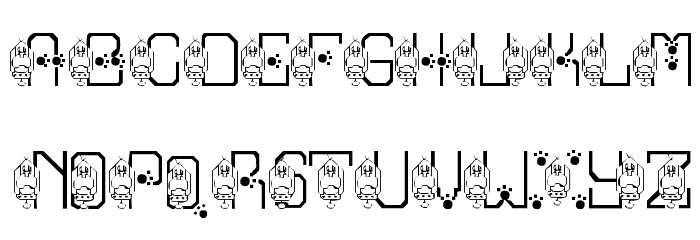 LMS Hound Dog Font LOWERCASE