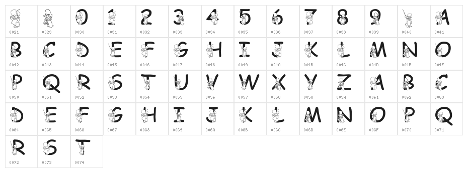 LMS Hundred Acre Halloween Character Map