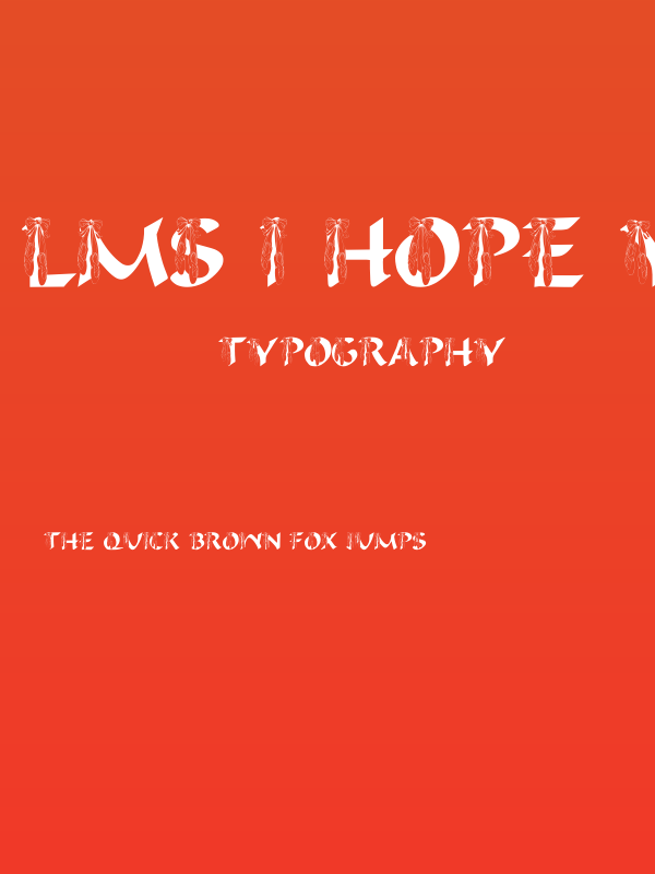 LMS I Hope You Dance Poster