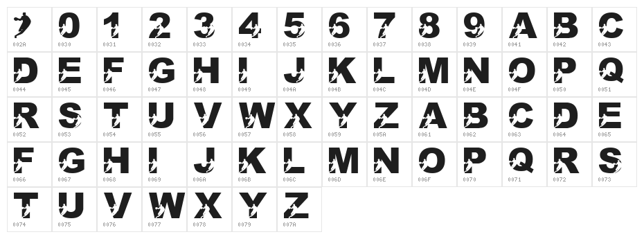 LMS I Love This Game Character Map