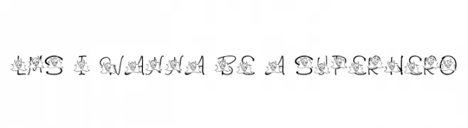 LMS I Wanna Be A Superhero  Frei Schriftart Herunterladen