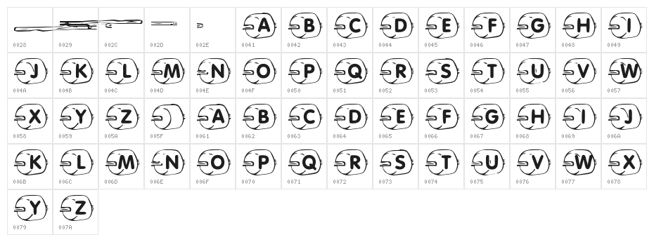 LMS I Want S'Mores Character Map