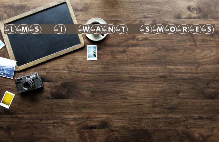 LMS I Want S'Mores Font examples