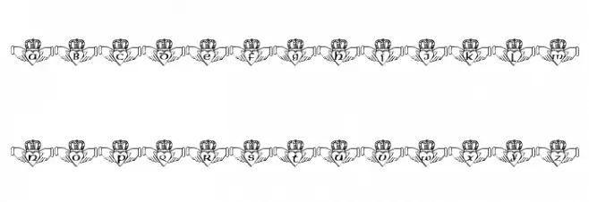 LMS Inside My Claddah Font OTHER CHARS