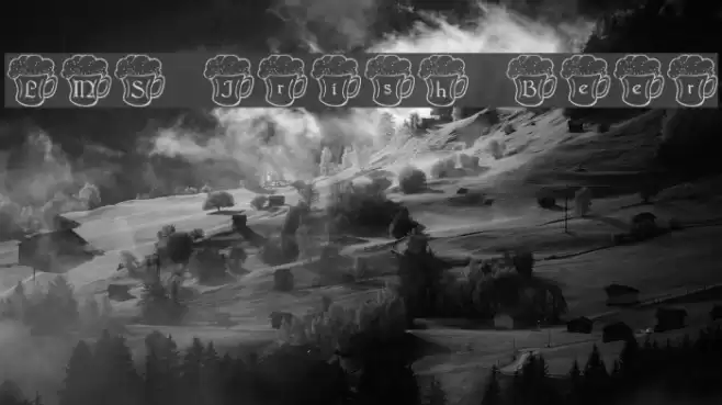 LMS Irish Beer Font examples