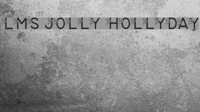 LMS Jolly Hollyday Example 3